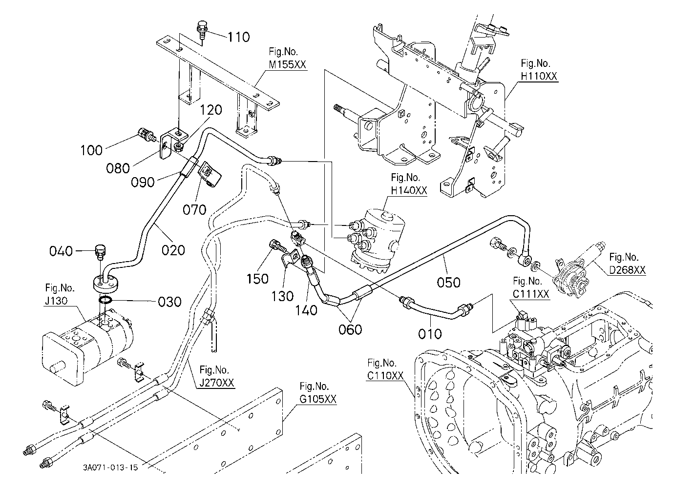 Hydraulic Oil Line (Steering/Pto/Shuttle) [Rops Ty