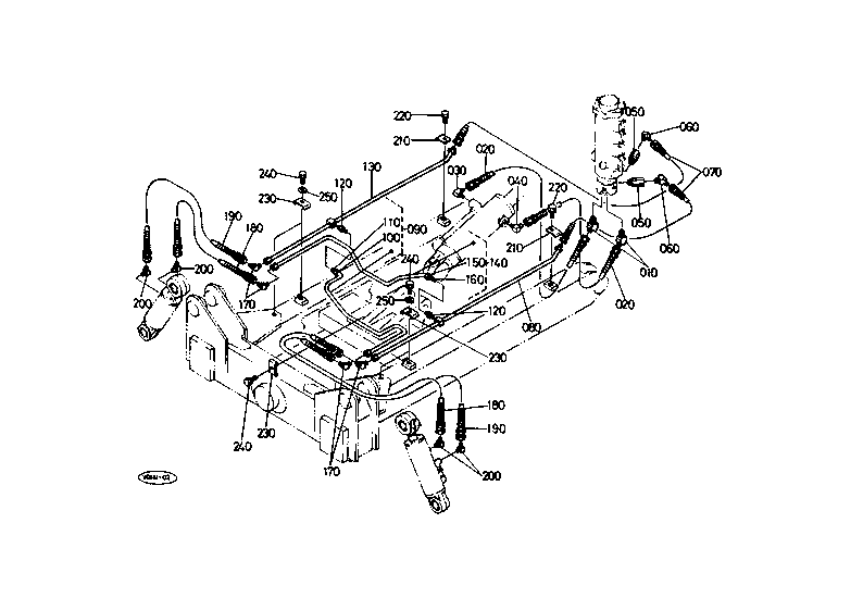 Oil Piping (Tilt Dozer) [Ktc]