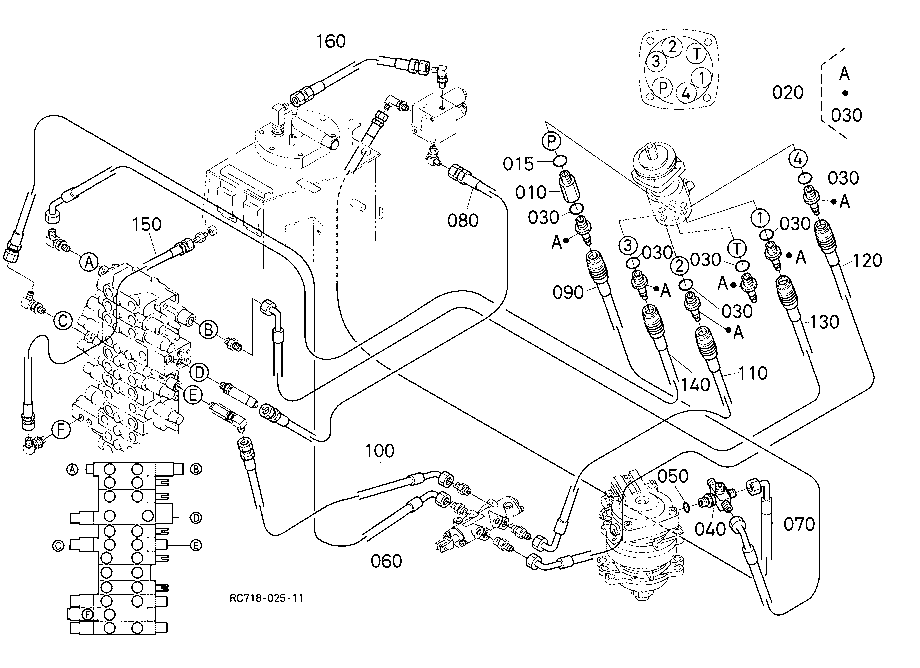 Oil Piping (Control Lh)