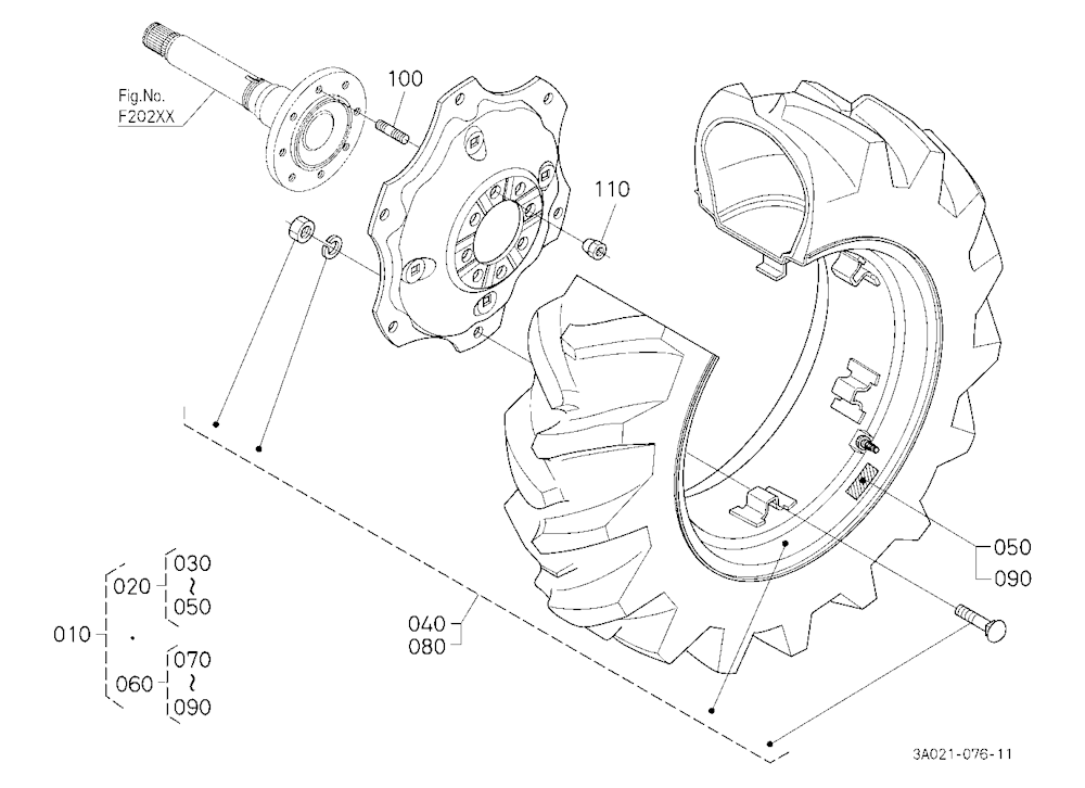 Rear Wheel (14.9-28)