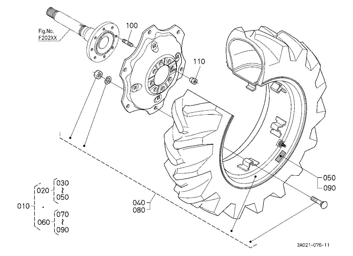Rear Wheel (14.9-28)
