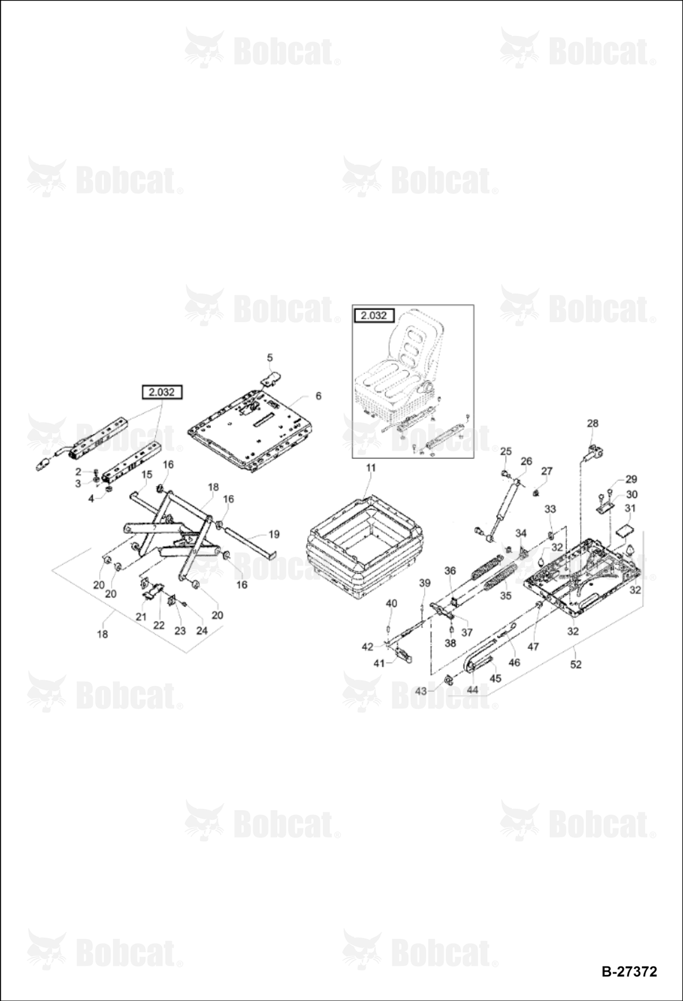 OPERATOR'S Seat Suspension - Msg 85