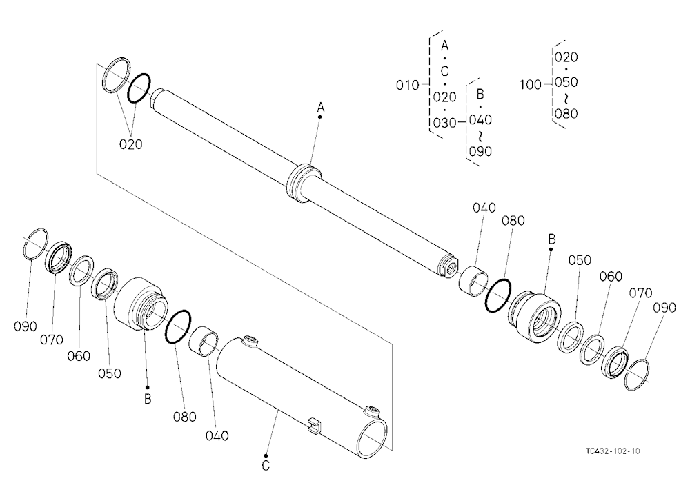 Steering Cylinder [Component Parts]