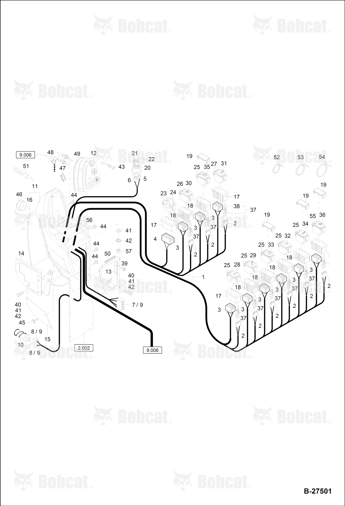 Electric Installation - Dash Console  120000A2842 & Above