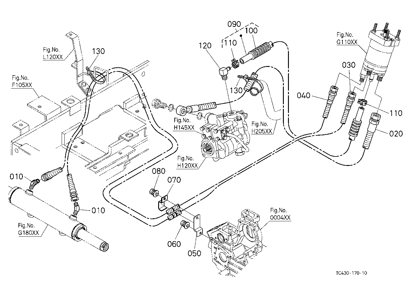 Hydraulic Oil Line (Ps)