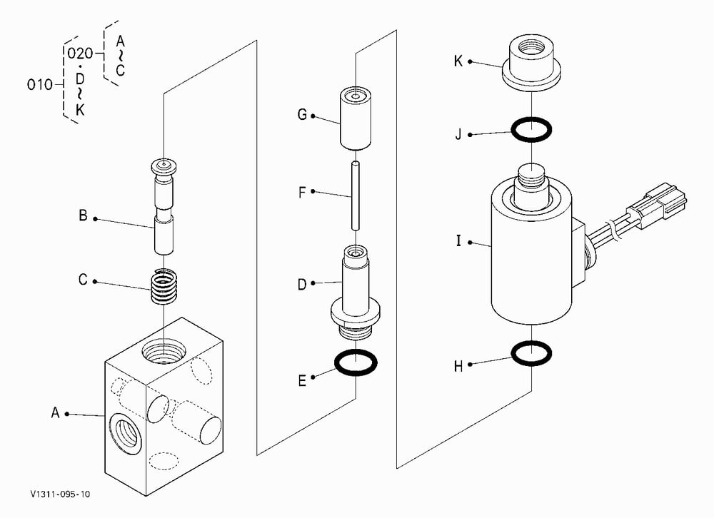 RIDE CONTROL VALVE [COMPONENT PARTS][POSITIONING B