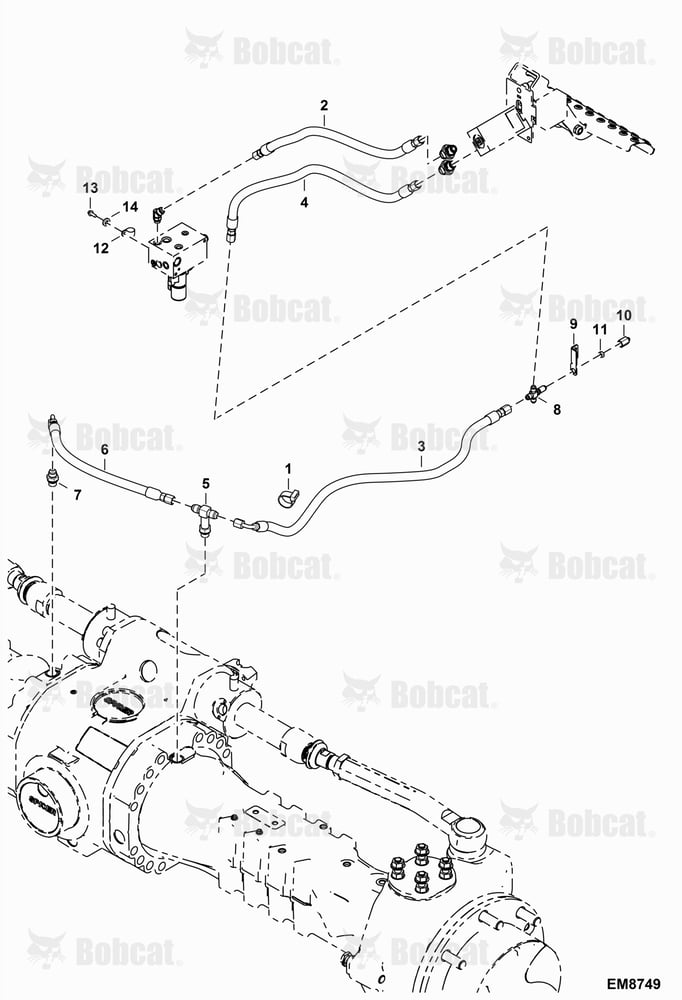 Hydraulic Circuitry (Brake Valve) (W/Trailer Brake) AZVA11001 & Above