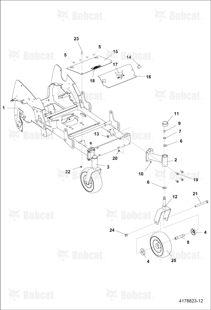 Caster & Belt Cover Assembly