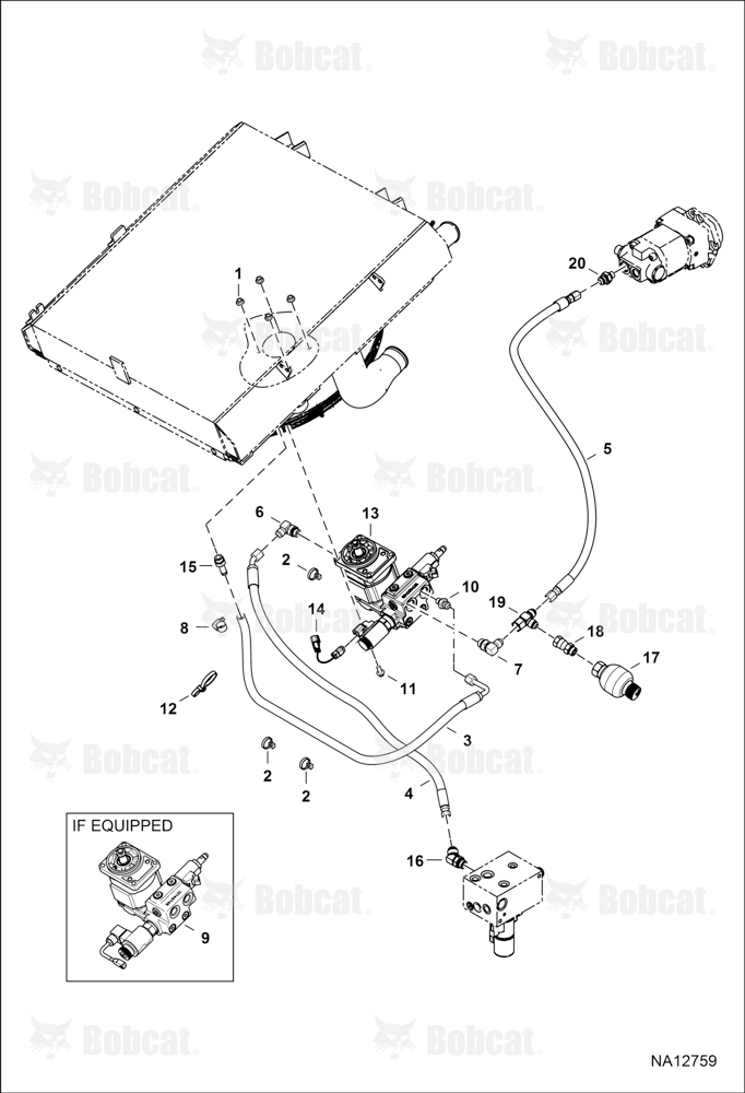 Hydraulic Circuitry (Fan Motor) (Reversible)