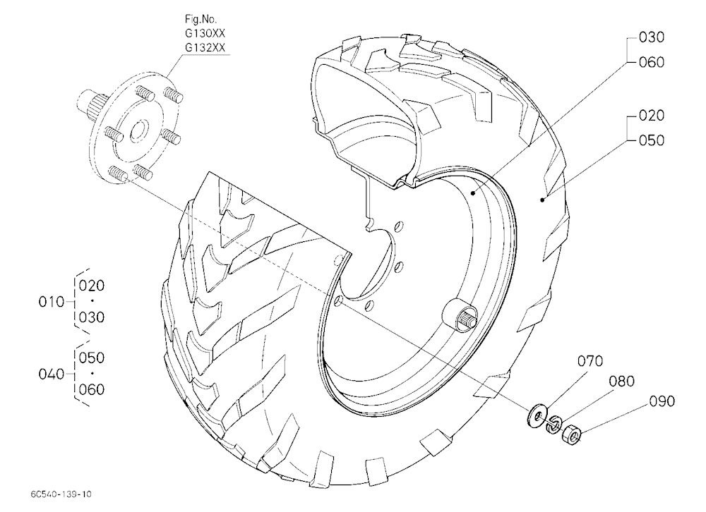 Front Wheel (23*8.50-12R14)