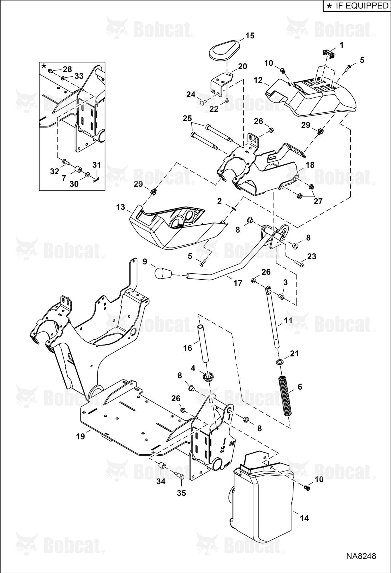 Control Console (LH)  AG3N14001 & Above, AHHE14001 & Above