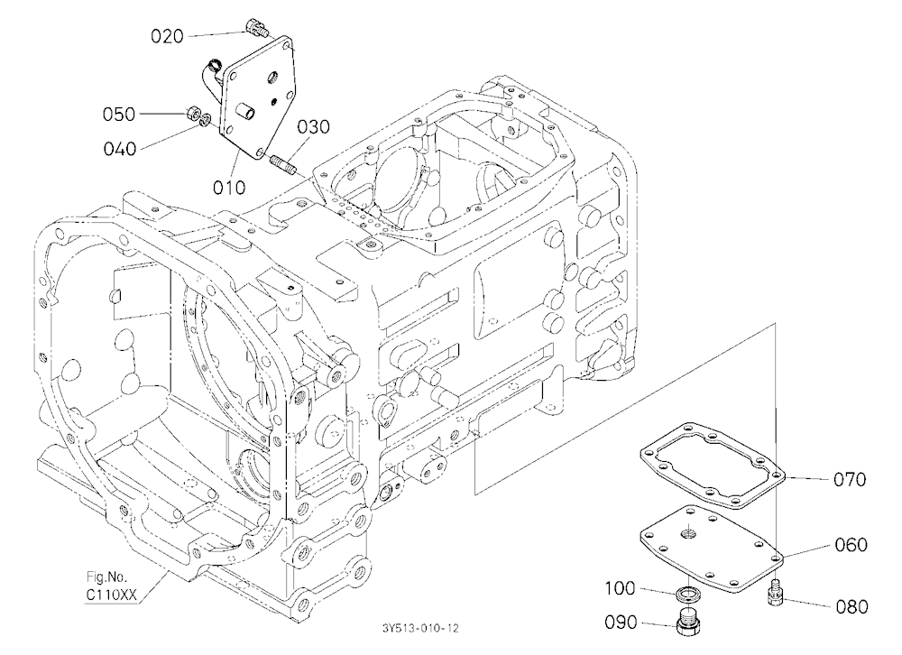 Clutch Housing Cover Lower [Dtsc]