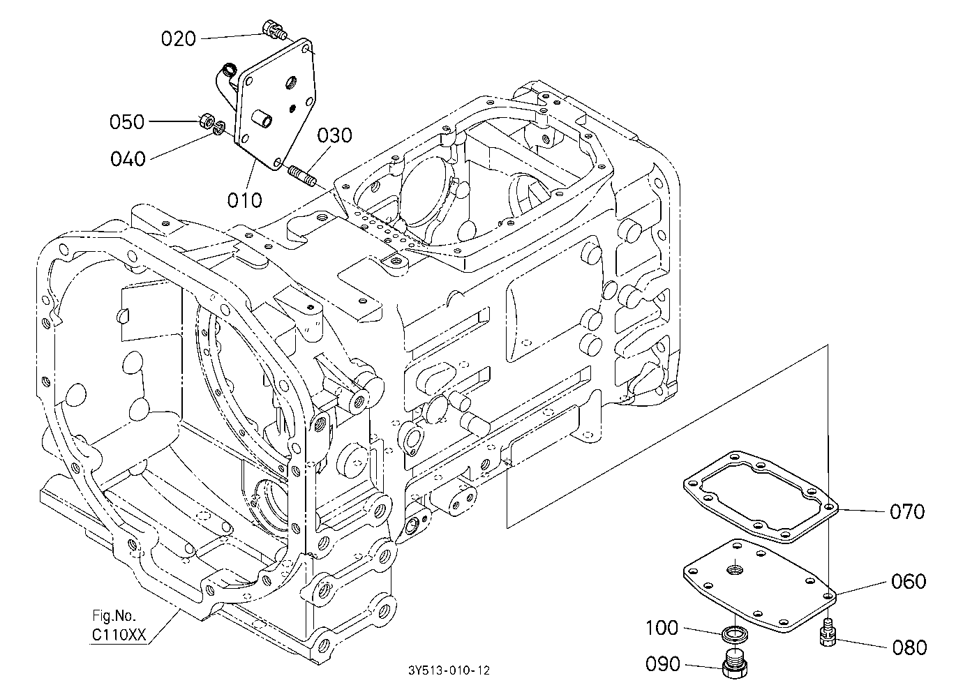 Clutch Housing Cover Lower [Dtsc]