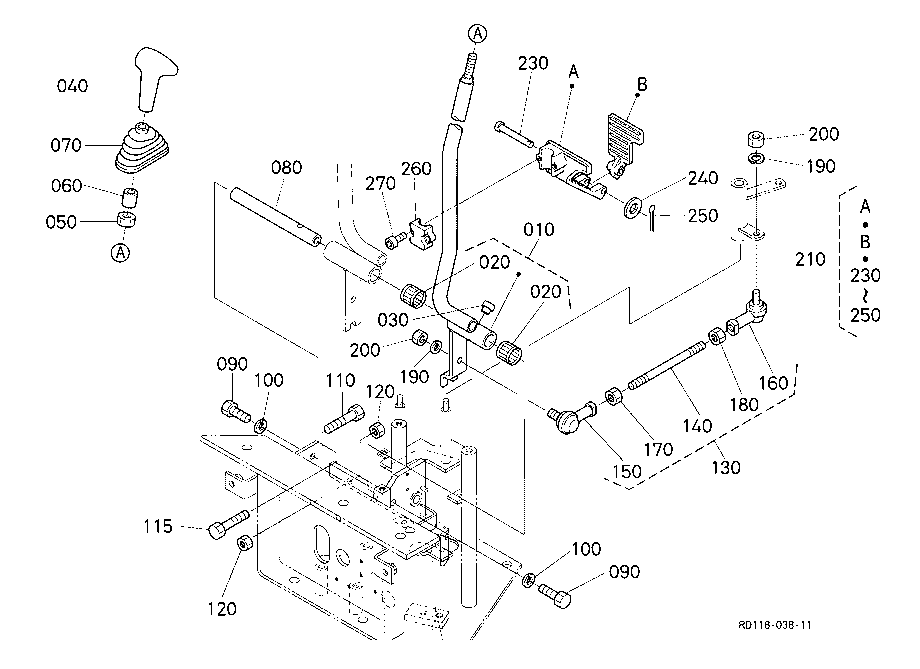 Control Lever (Travel Lh 1)