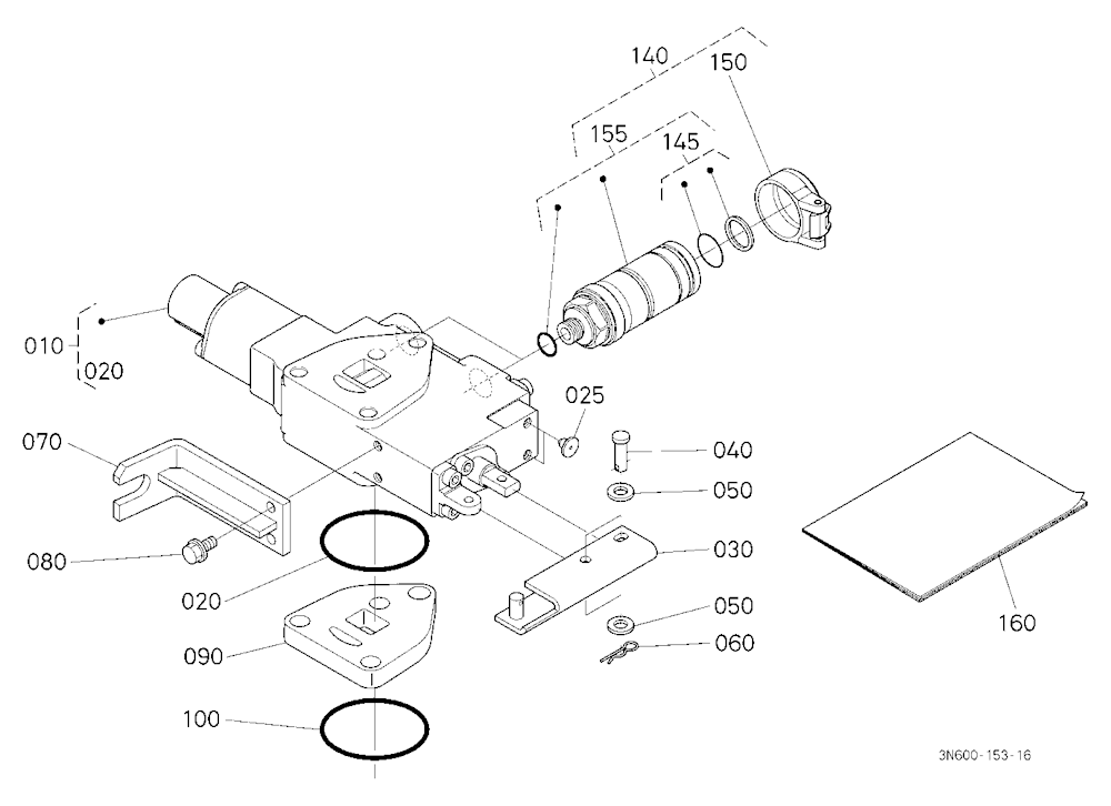 Auxiliary Control Valve Kit (Fd) (W/G No.M9669A) [