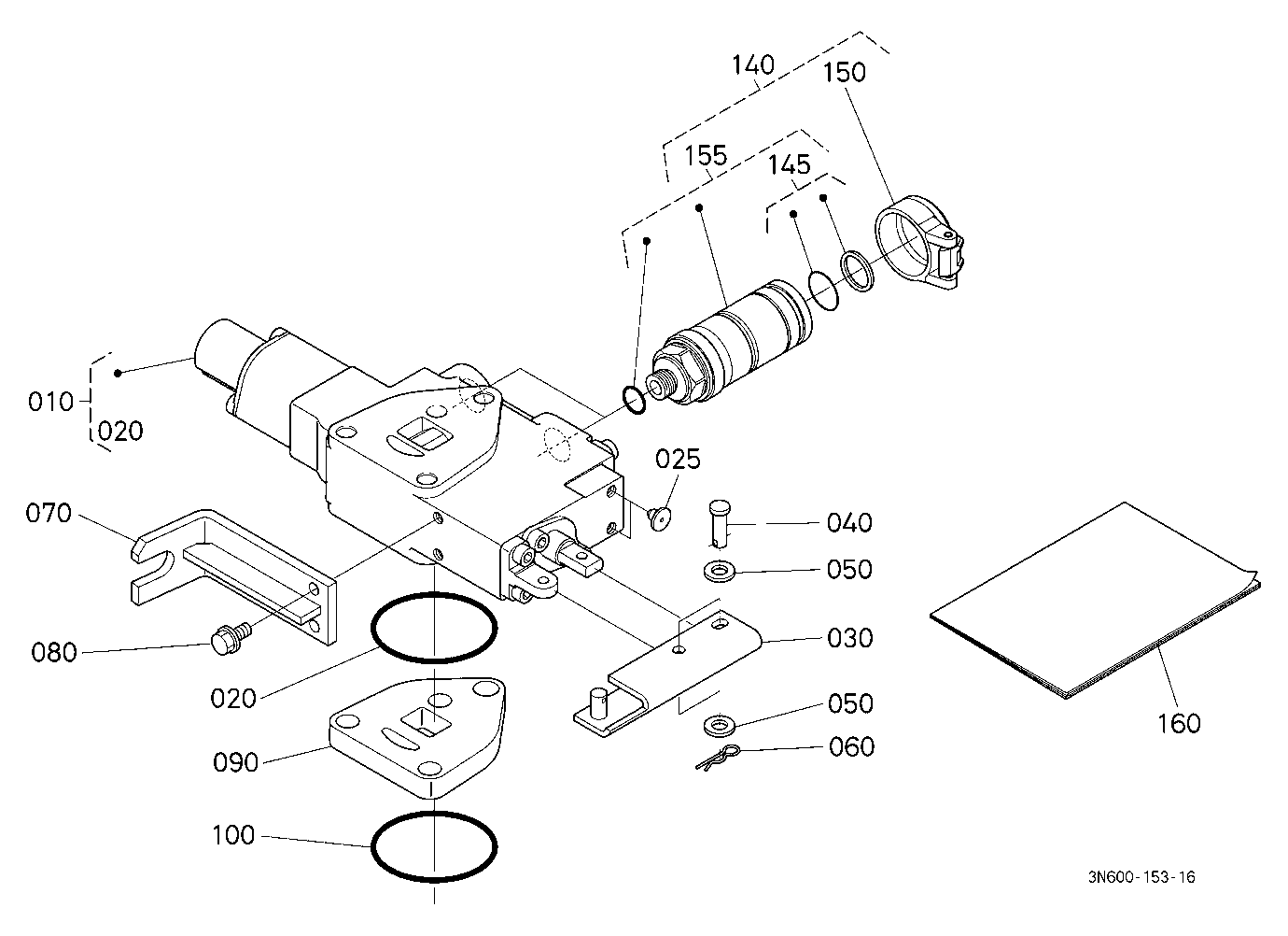 Auxiliary Control Valve Kit (Fd) (W/G No.M9669A) [
