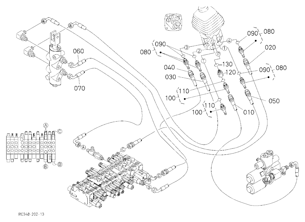 Oil Piping (Control Rh)