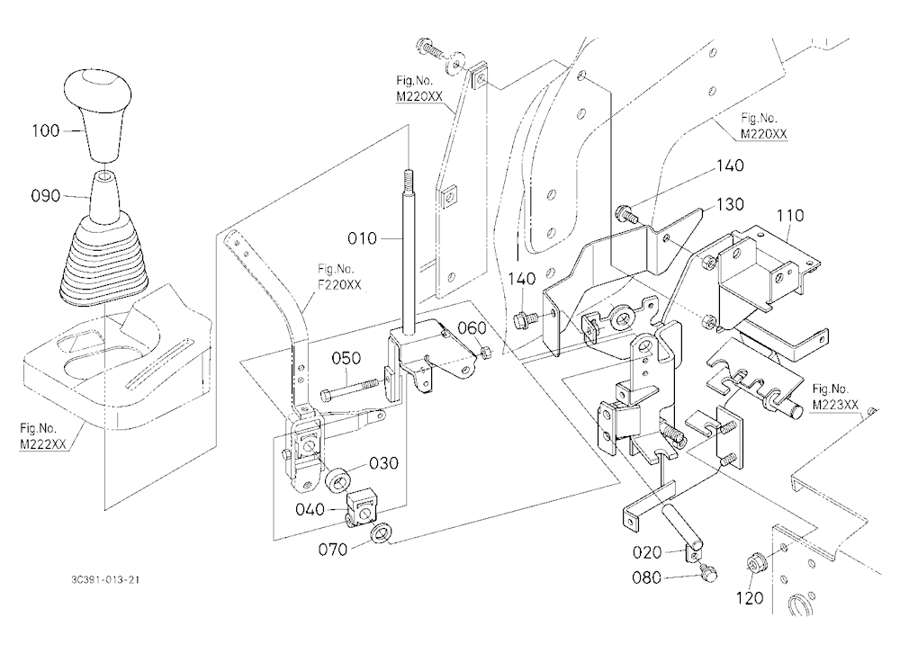 Main Gear Shift Lever