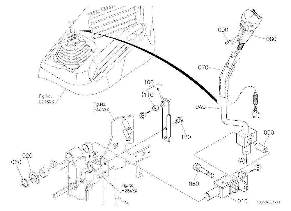 Loader Valve Lever