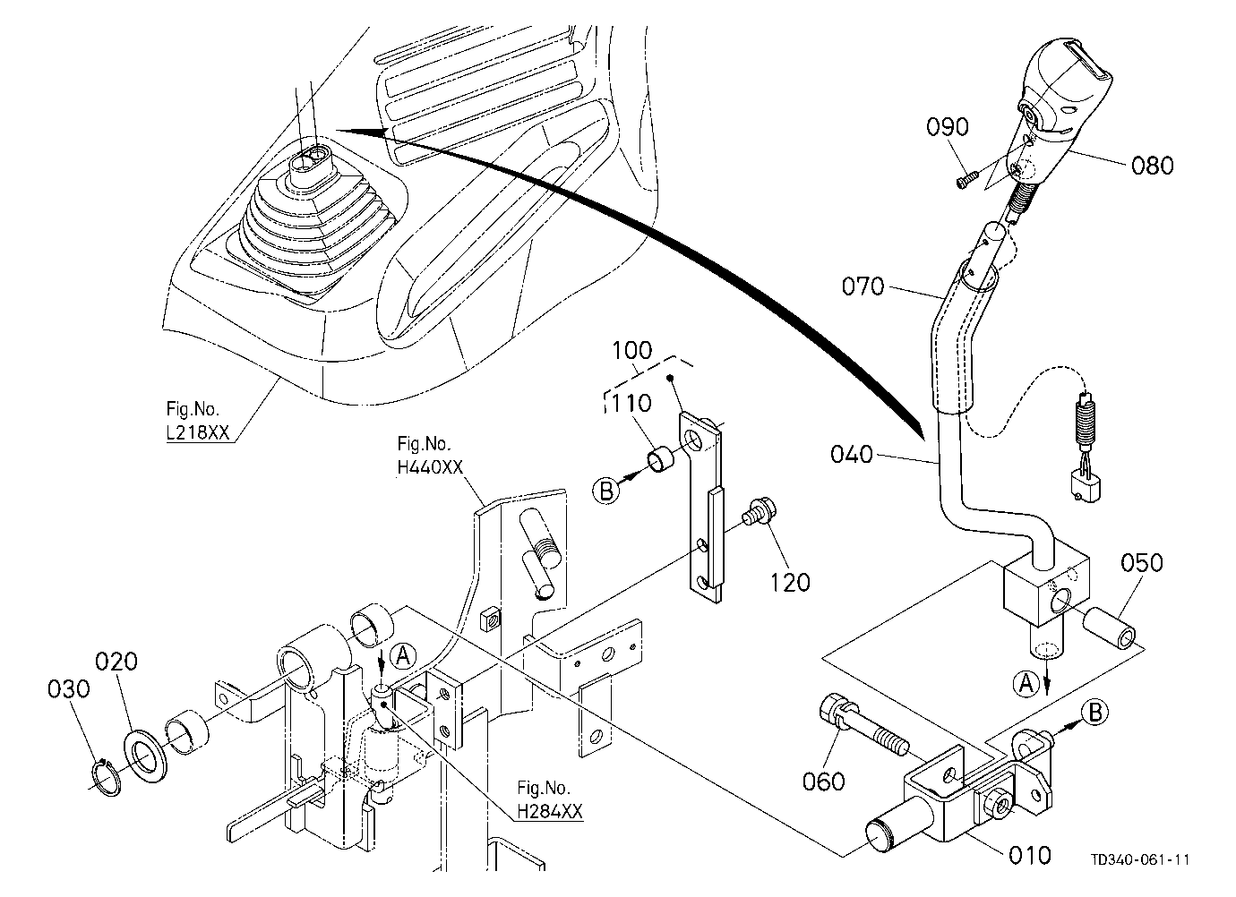 Loader Valve Lever