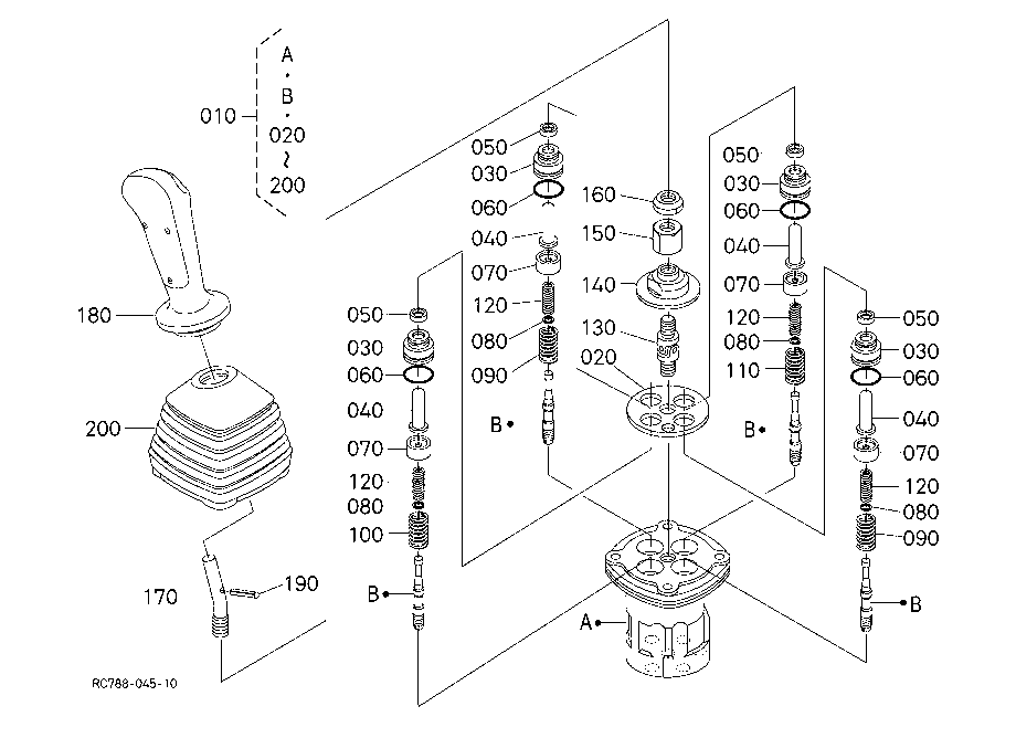 Pilot Valve (Lh) (Component Parts)