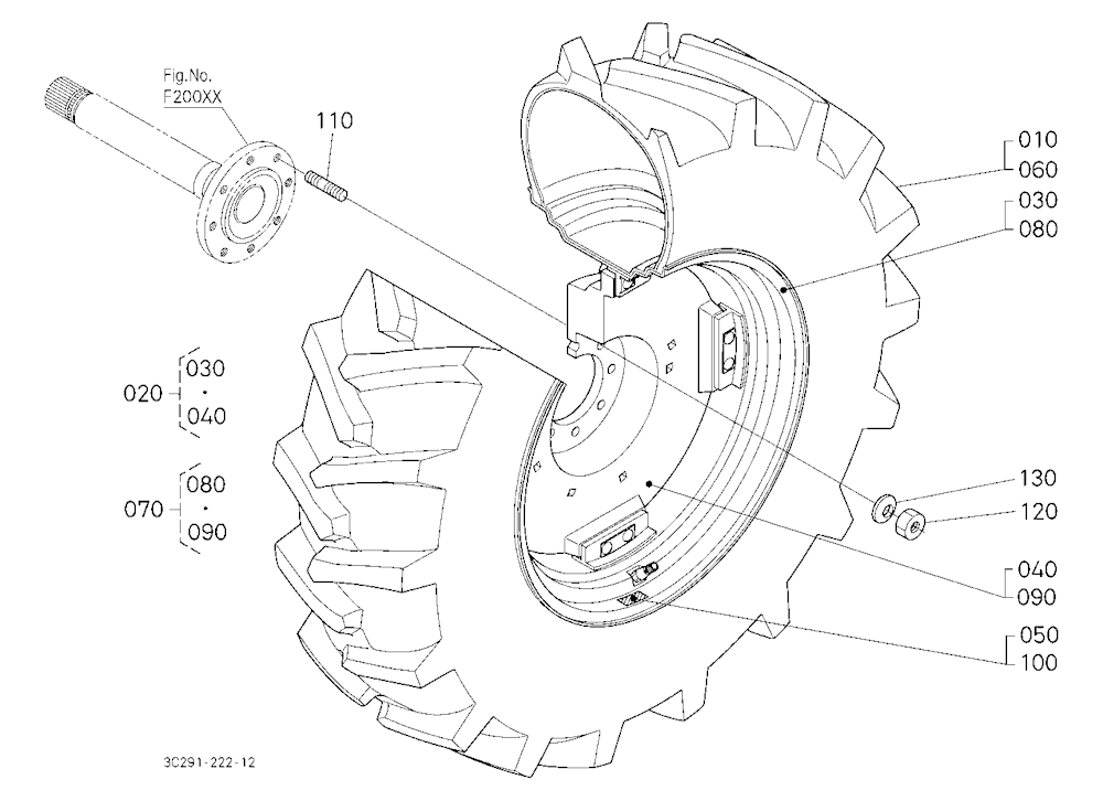 Rear Wheel (18.4-28)