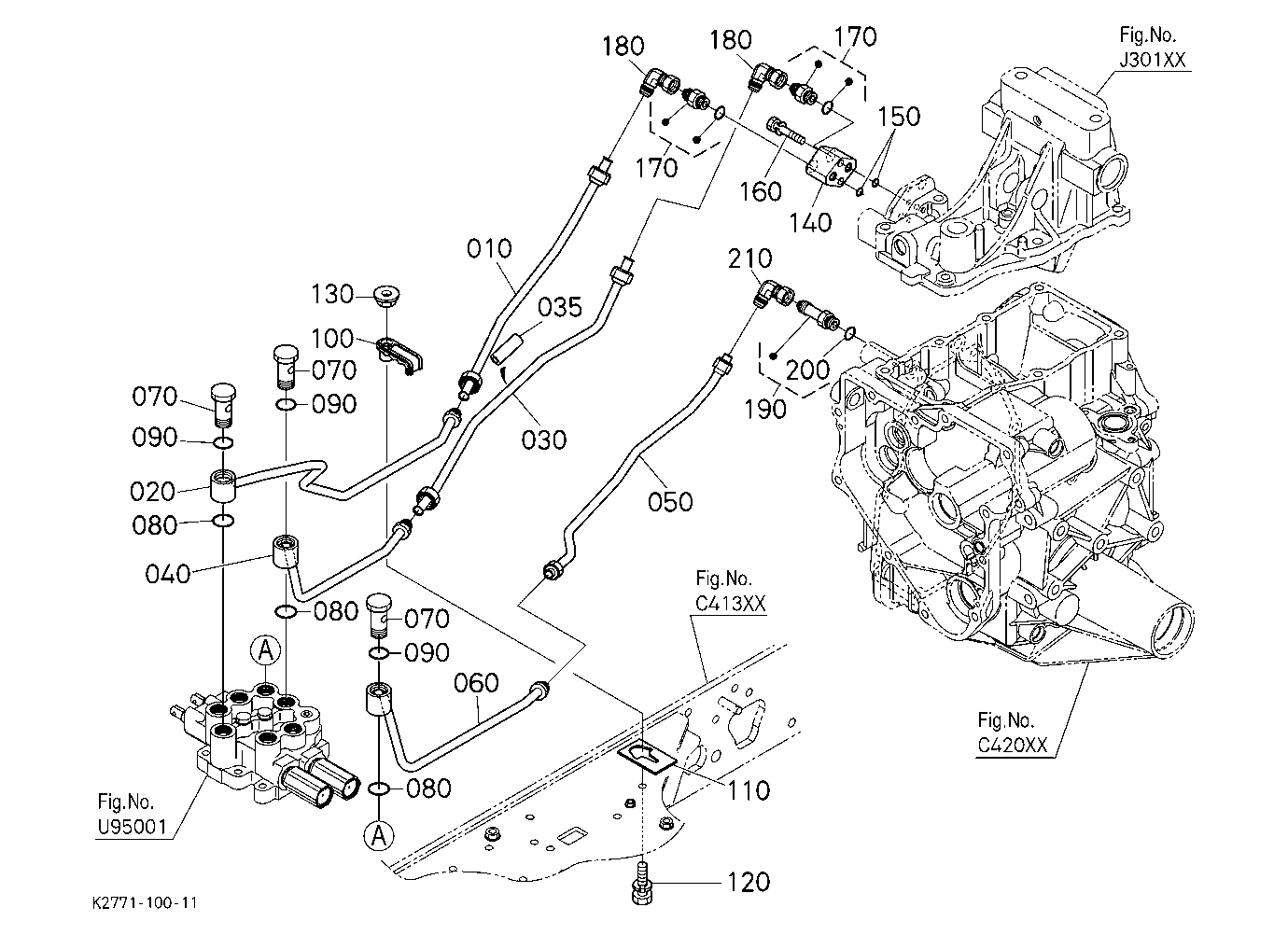 Front Control Valve Kit (Oil Line) 2 [Option]