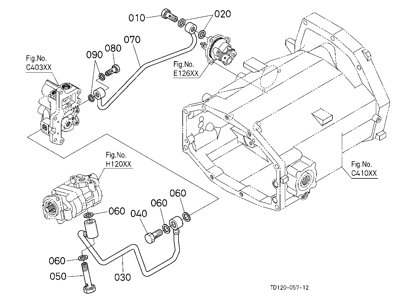 Pto Hydraulic Oil Line