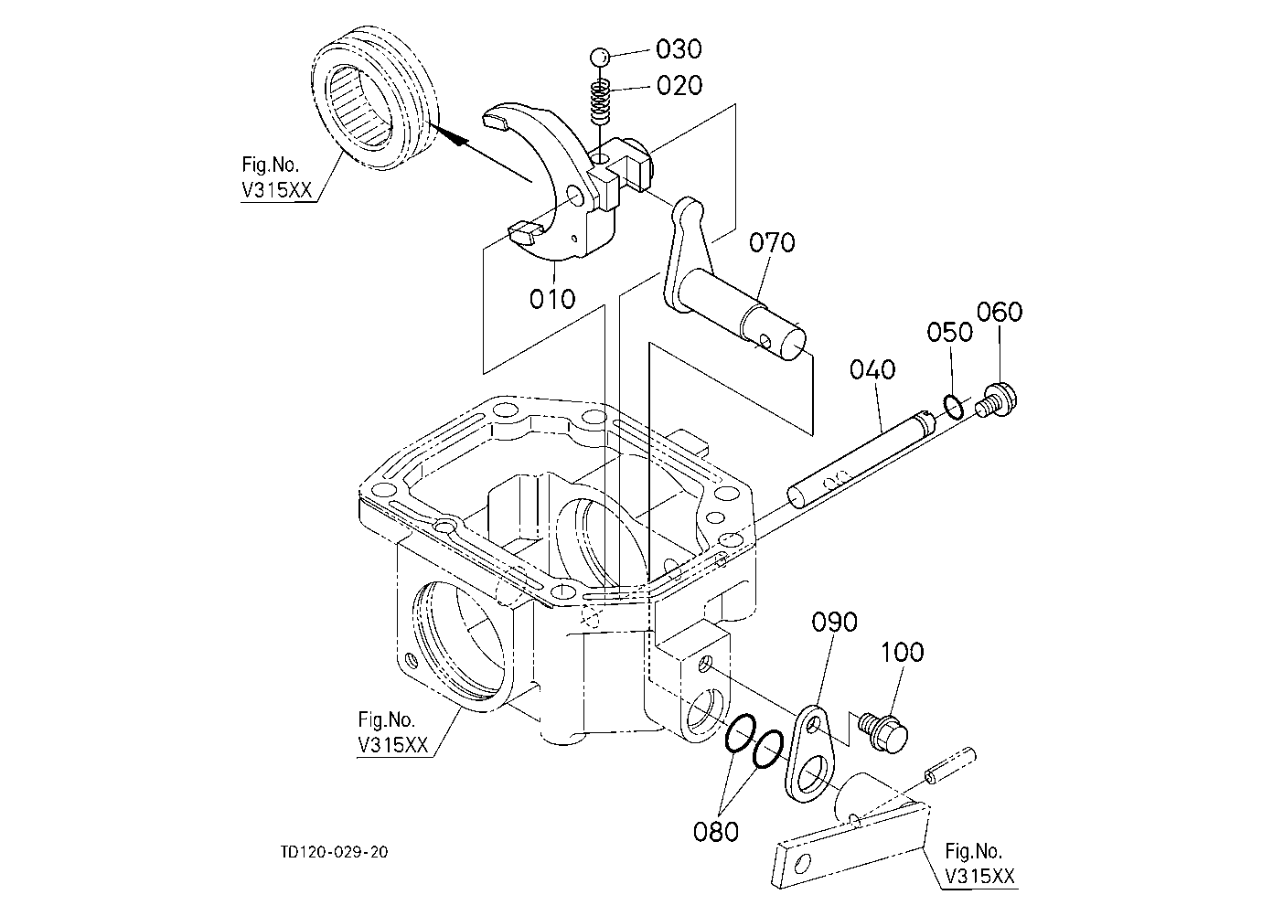 Mid Pto (Shift Fork) (W/G No.L8338) [Option]