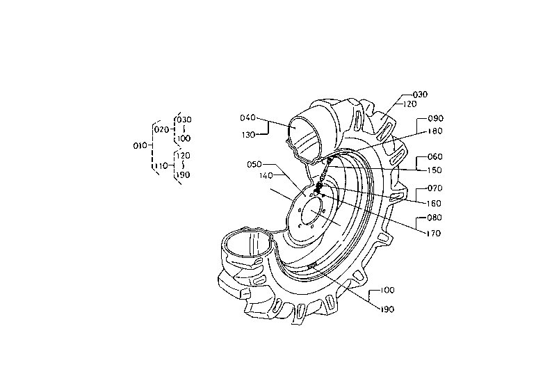 Front Wheel (9.5-16) [Option]