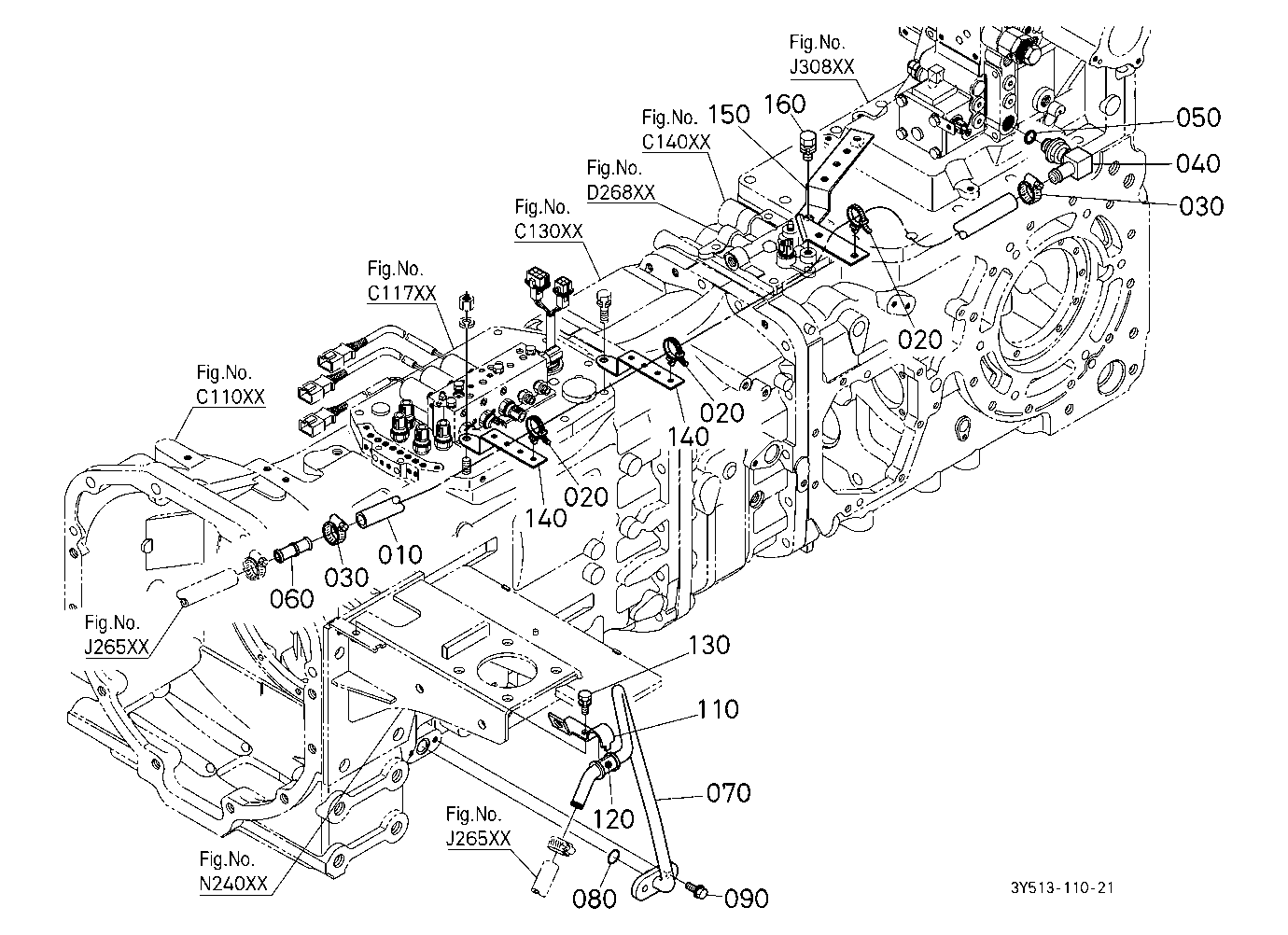 Hydraulic Oil Line (Oil Cooler) [Old]