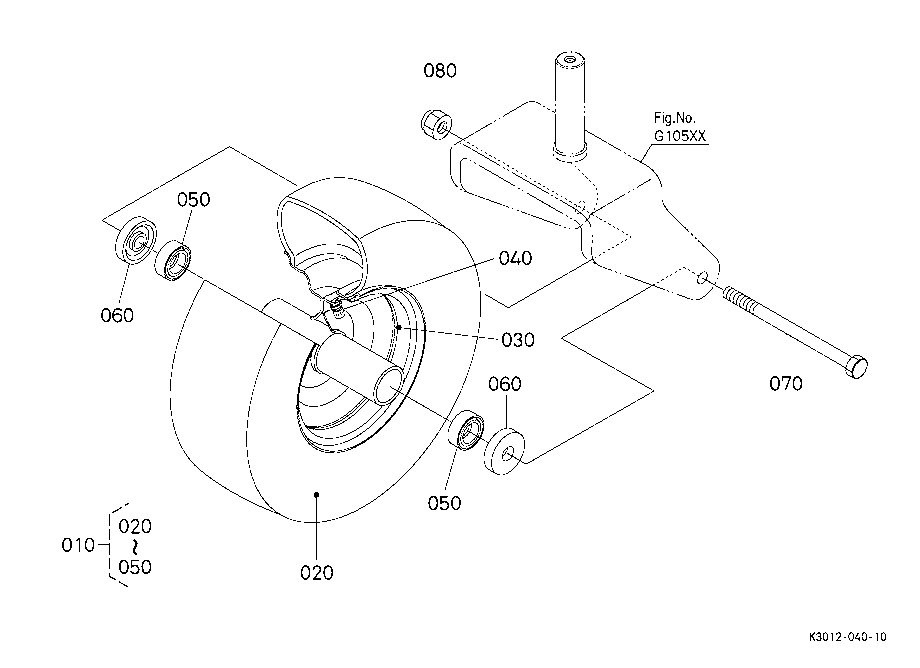 Front Wheel (13X6.5-6)