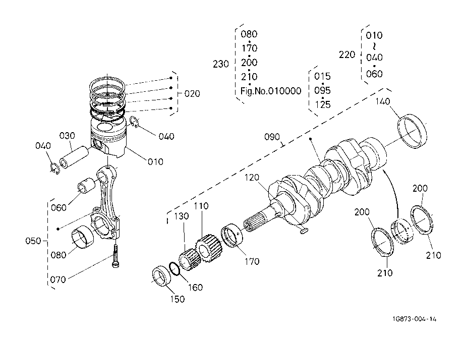 Piston And Crankshaft