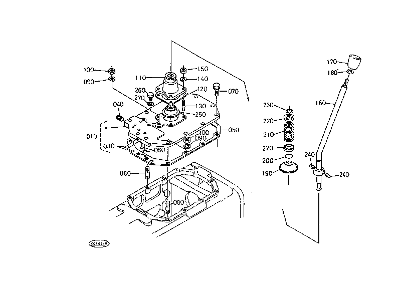 Main Gear Shift Lever W/O Cab