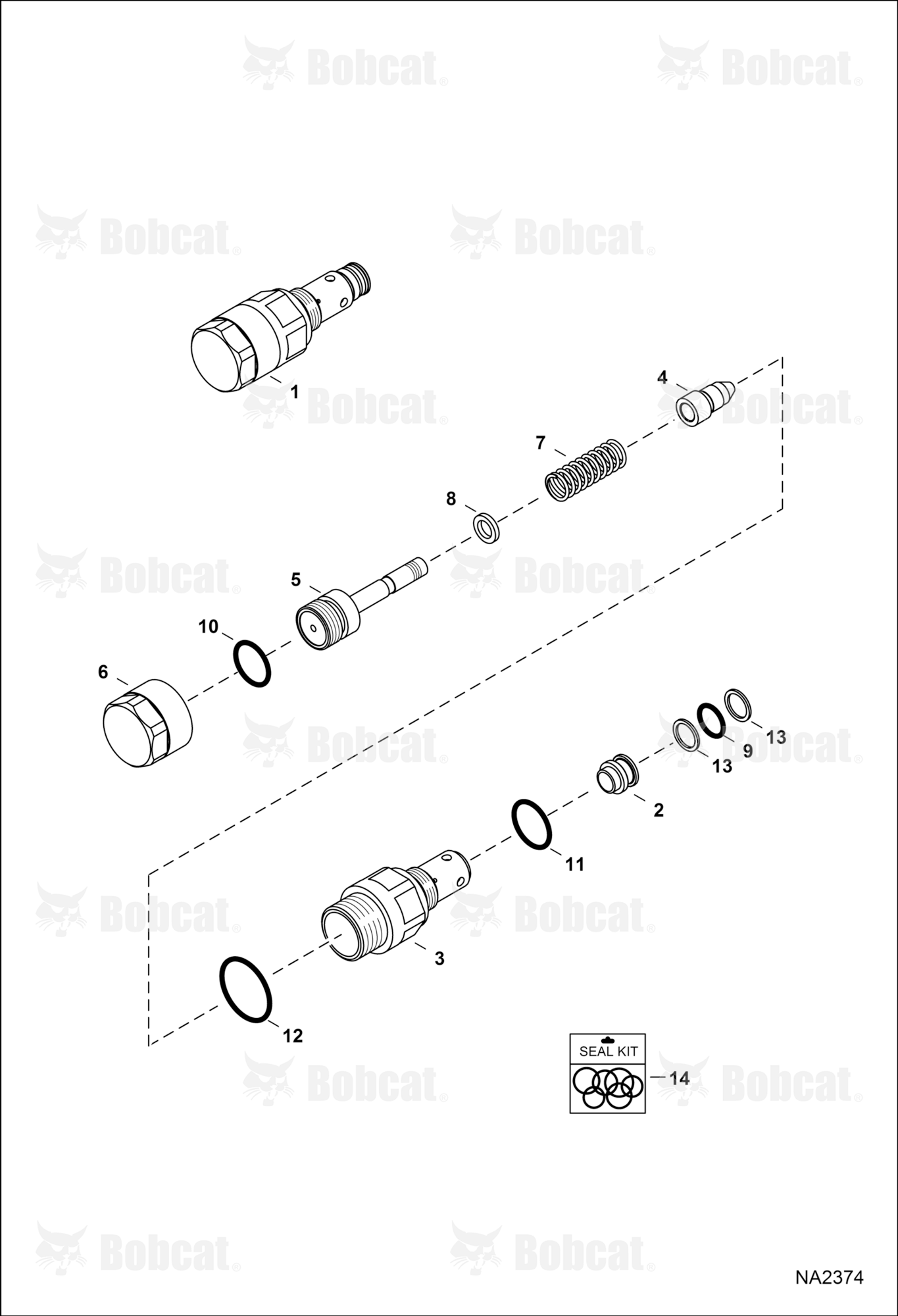 Slew Motor (Relief Valve) (Slew Motor 7025615)