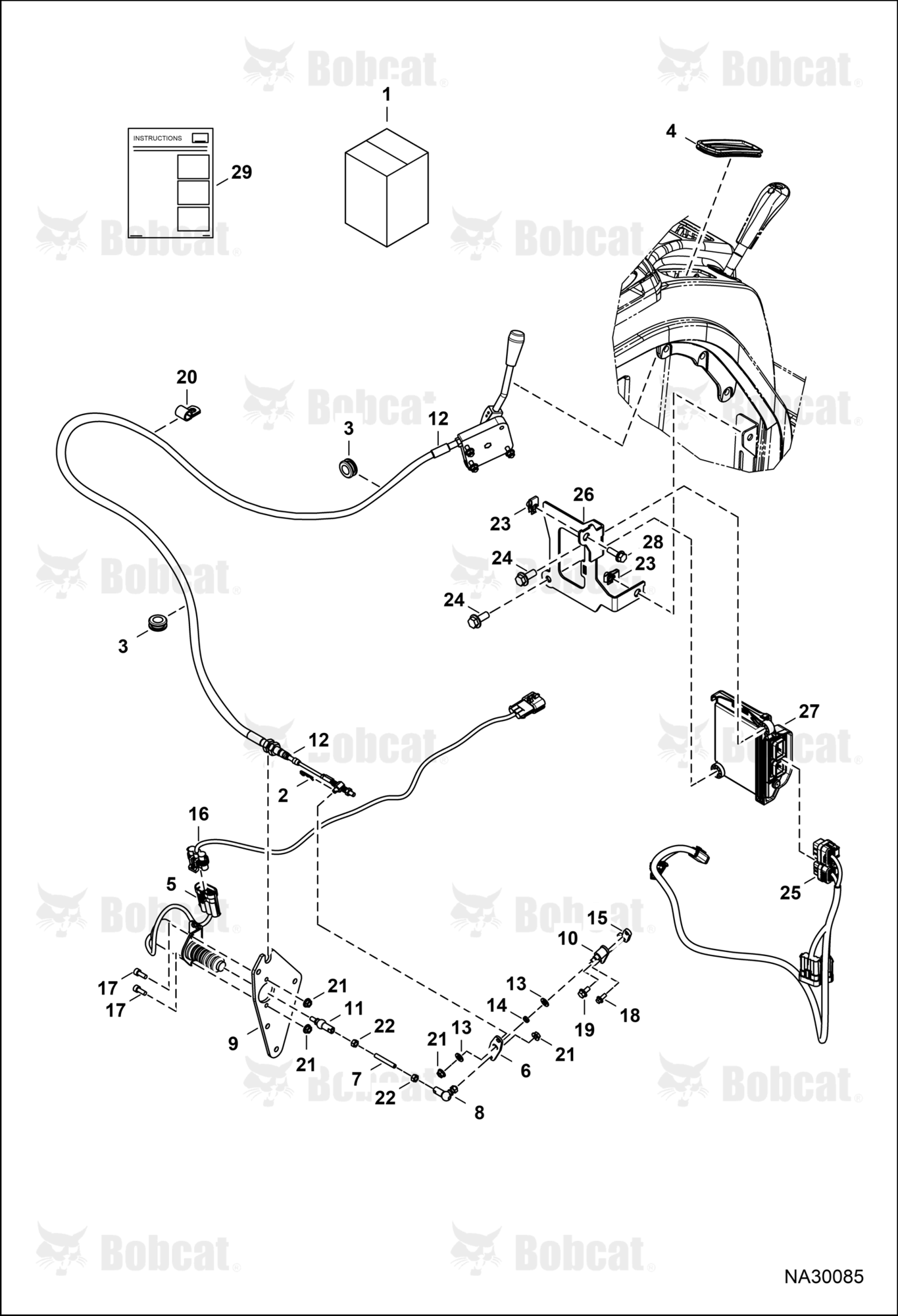 Throttle Control Kit (Auto Idle W/ Secondary Controller)