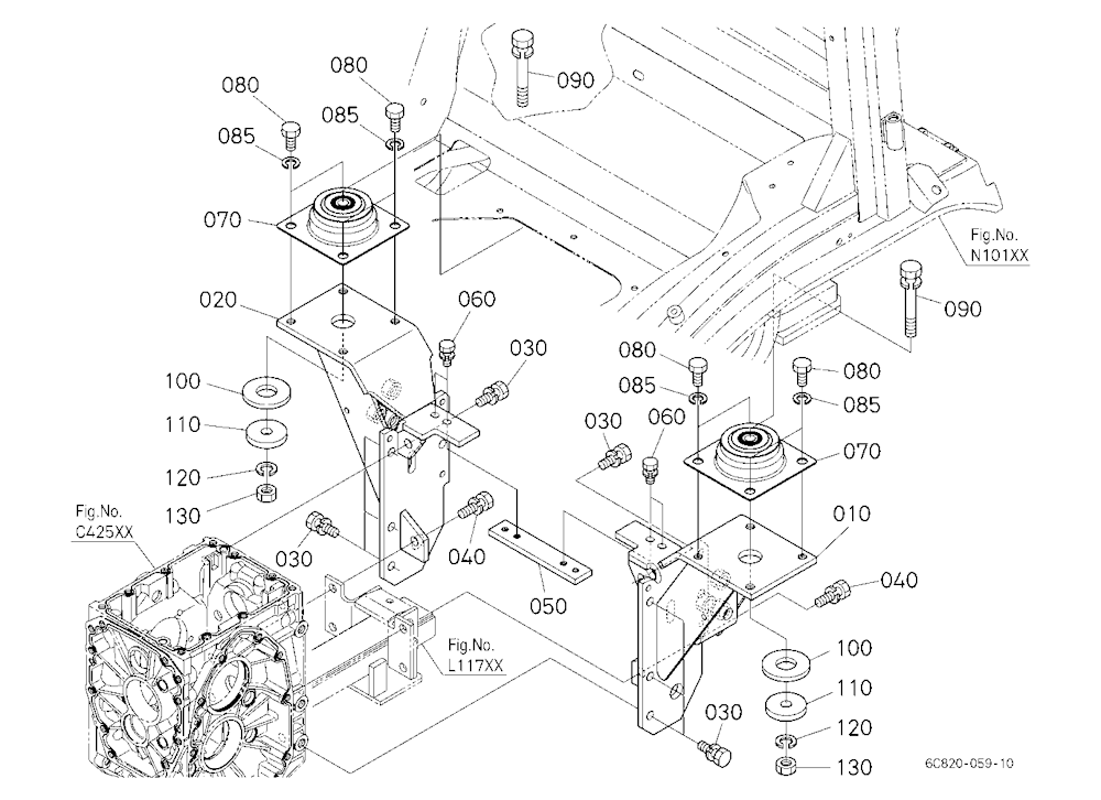 Cab Kit (Cab Bracket Rear) [Option]
