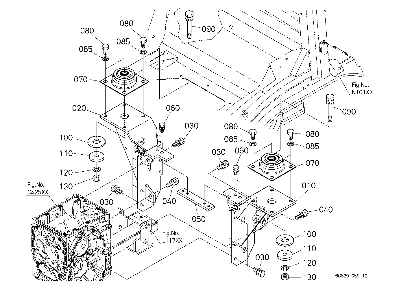 Cab Kit (Cab Bracket Rear) [Option]