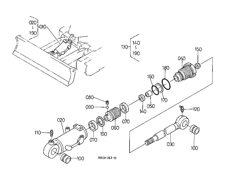 Blade Cylinder And Component Parts