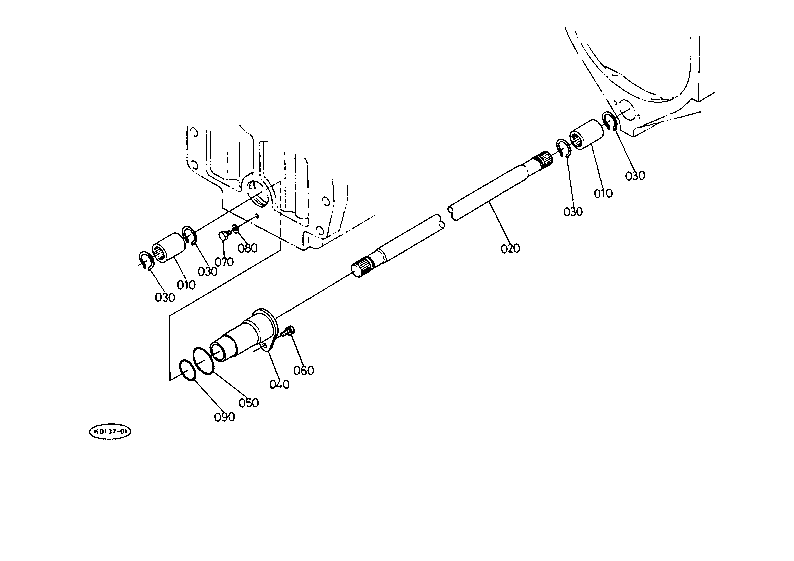 Propeller Shaft (4Wd) [Old Type]