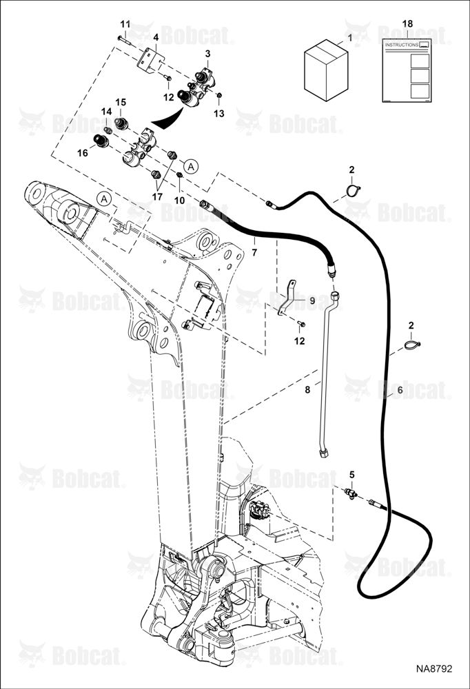 Coupler Block Kit (Fixed Arm)