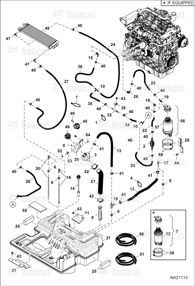 Engine & Attaching Parts (Fuel System) AT5J11001 - AT5J11157