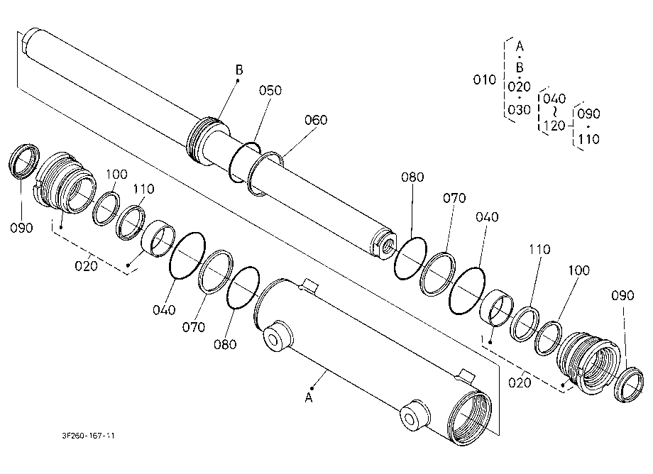 Steering Cylinder [Component Parts]