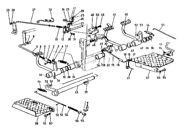 Clutch Pedal And Brake Pedal