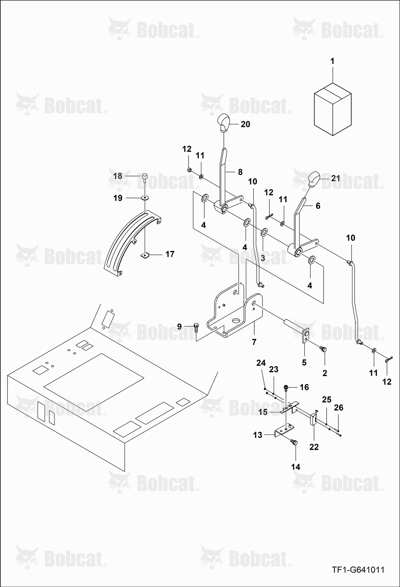 Position Draft Control Lever Group