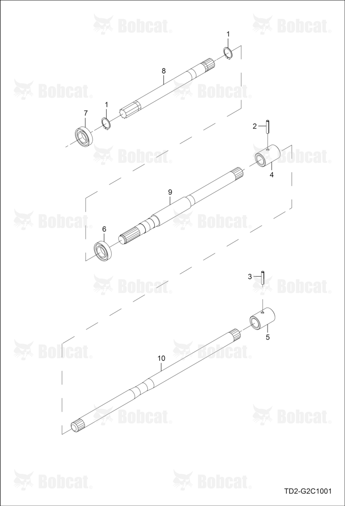 PTO Input Shaft Group