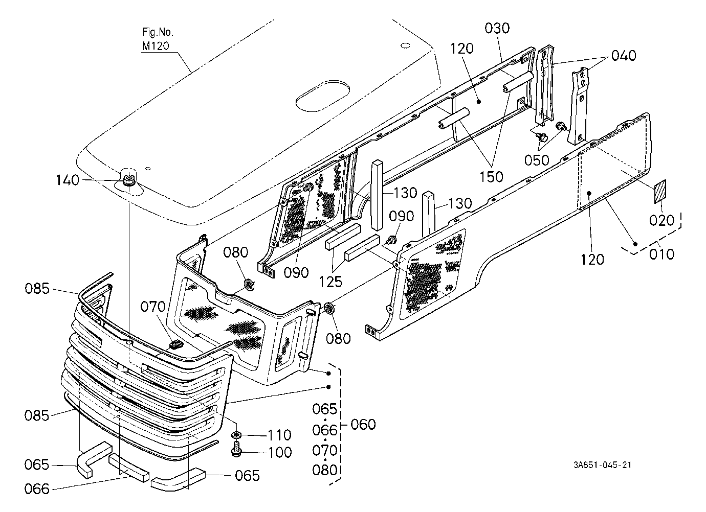 Hood(Bonnet) Side Cover [Cab Type] [Old Type]