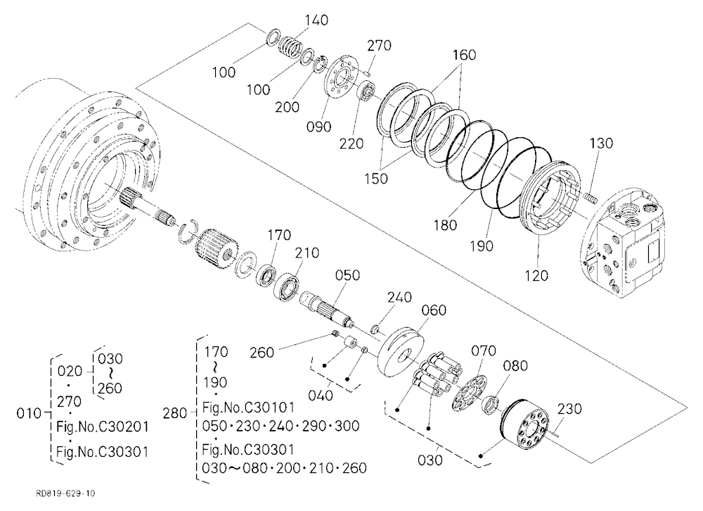 Drive Motor (Piston) [Component Parts]