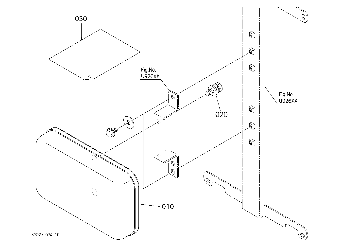 Headrest Kit (W/G. No. V4231Xt) [Option]