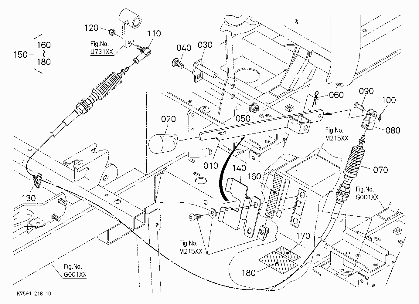 HYD.BED LIFT KIT (LIFT LEVER) (W/G No.V5242) [OPTI
